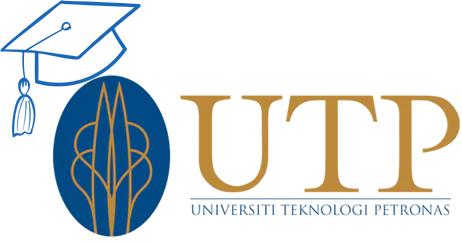 Petronas university logo with a graduation cap