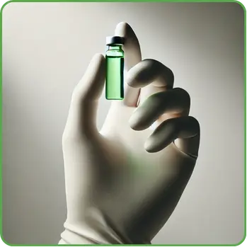 صورة لعينة في بحث معملي