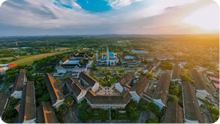 UTM University Malaysia aerial view